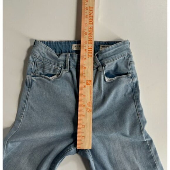 Bullhead Jeans Juniors 1 Skinniest Super High Rise Denim Light Blue Wash Stretch - Picture 5 of 12